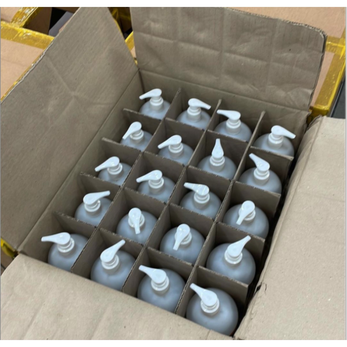 C04026 【直接引取可】 P-CLEAN Pクリーン アルコール70% ハンドジェル 500ml×20本 合計10L ケースタイル 業務用 美品　未使用品（2/4）