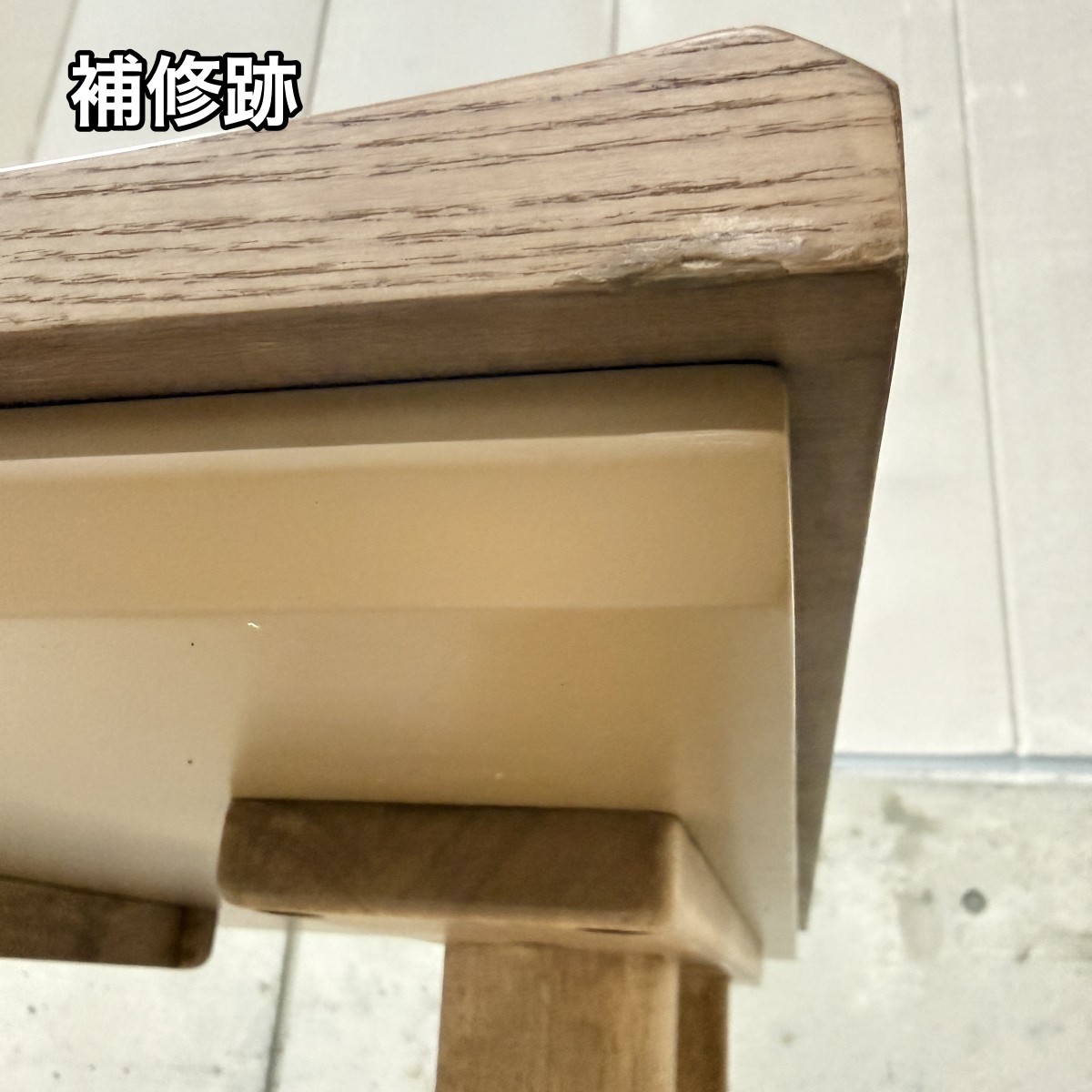 C04058 【埼玉三郷市】 こたつテーブル　光製作所/ヒカリセイサクジョ HKD-弥山(ﾐｾﾝ)こたつテーブル ライトブラウン　美品（5/10）