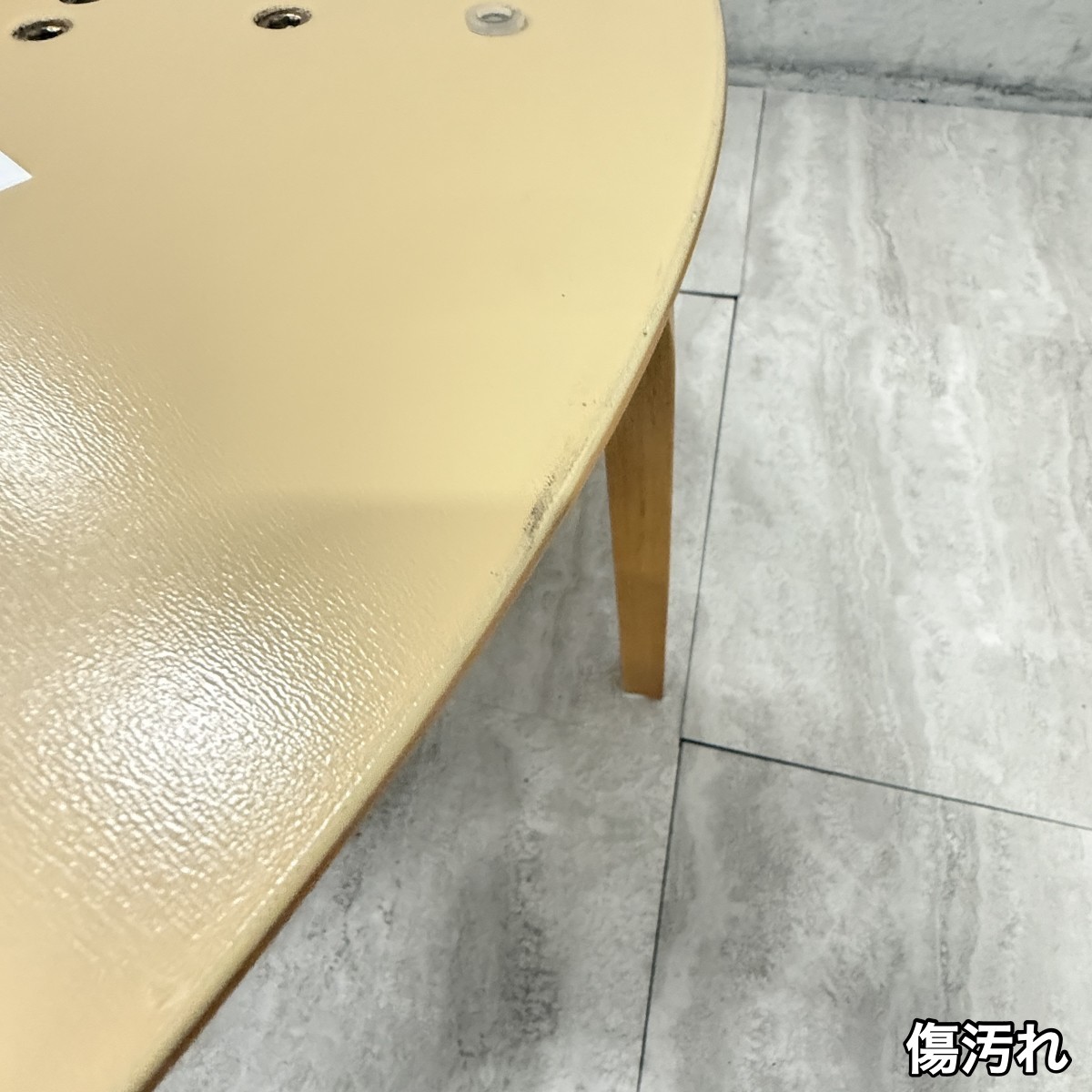 C04064 【直接引取可】 光製作所 HIKARI HK-レガロ OAK Regalo 円形こたつ 90cm オーク 天然木 北欧 木製 510W（9/9）