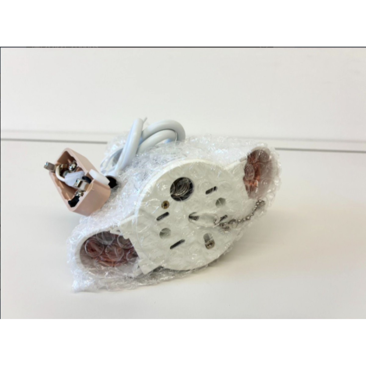 C04091【直接引取可】ELUX エルックス CC-PP11-WH スチール 2灯 ペンダントライト ホワイト E26 LED対応 天井照明（6/8）