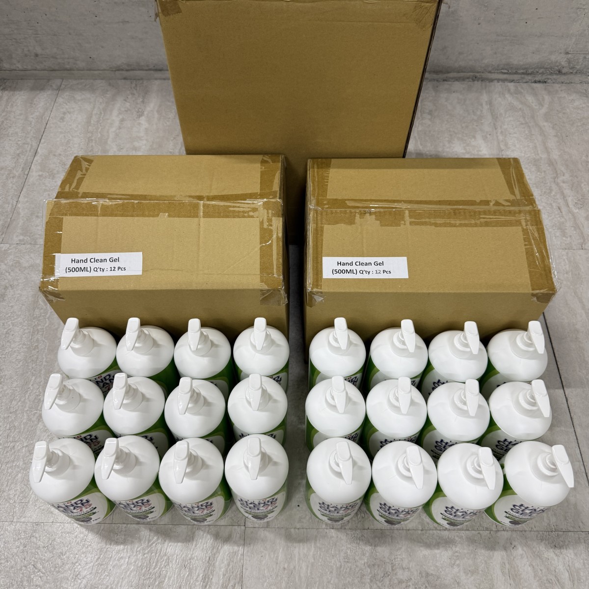 C04111【直接引取可】未使用 LLE+ ハンドクリーンジェル75 500mL×24本 アルコール75％ 業務用 手指洗浄 フィフティヴィジョナリー（2/8）