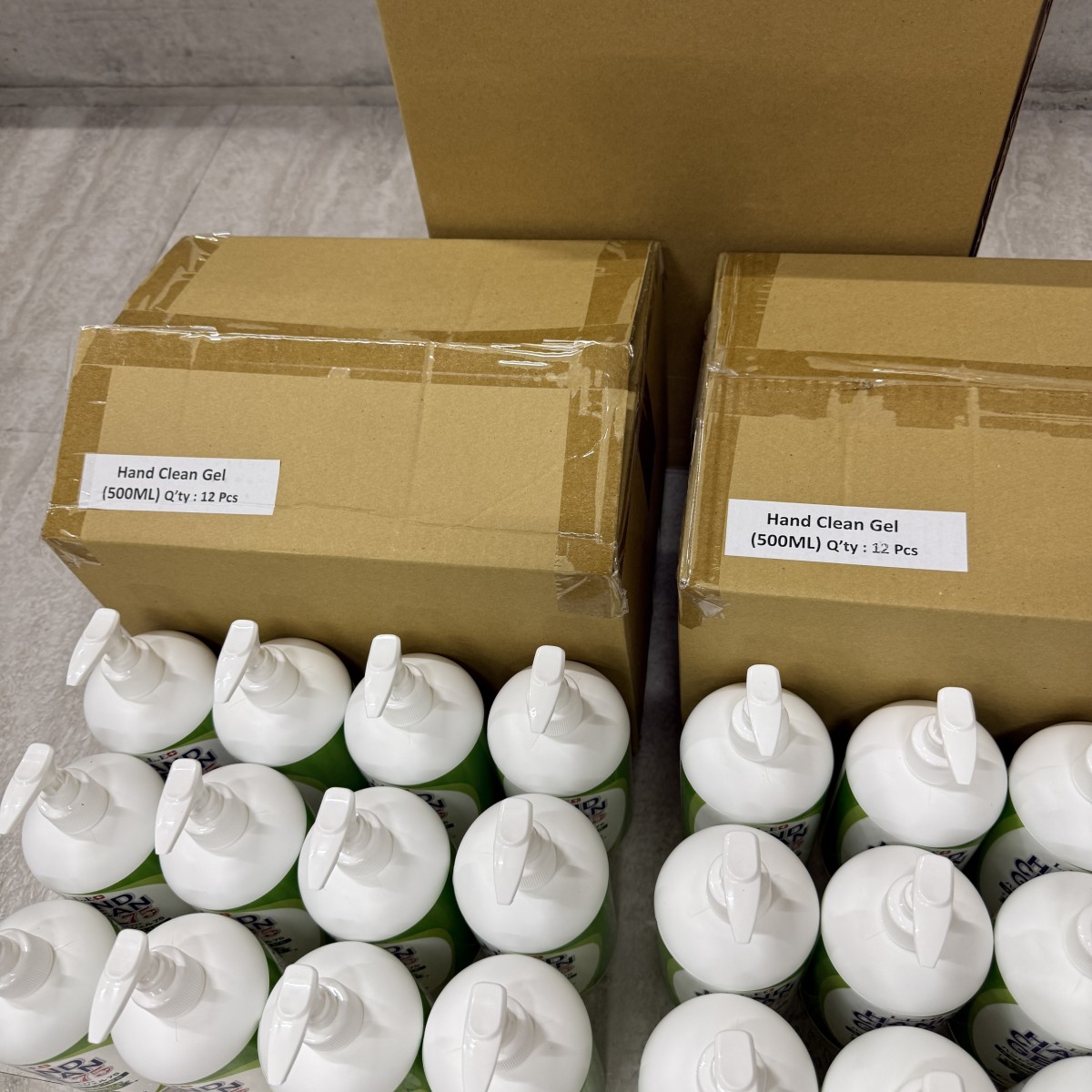 C04111【直接引取可】未使用 LLE+ ハンドクリーンジェル75 500mL×24本 アルコール75％ 業務用 手指洗浄 フィフティヴィジョナリー（4/8）