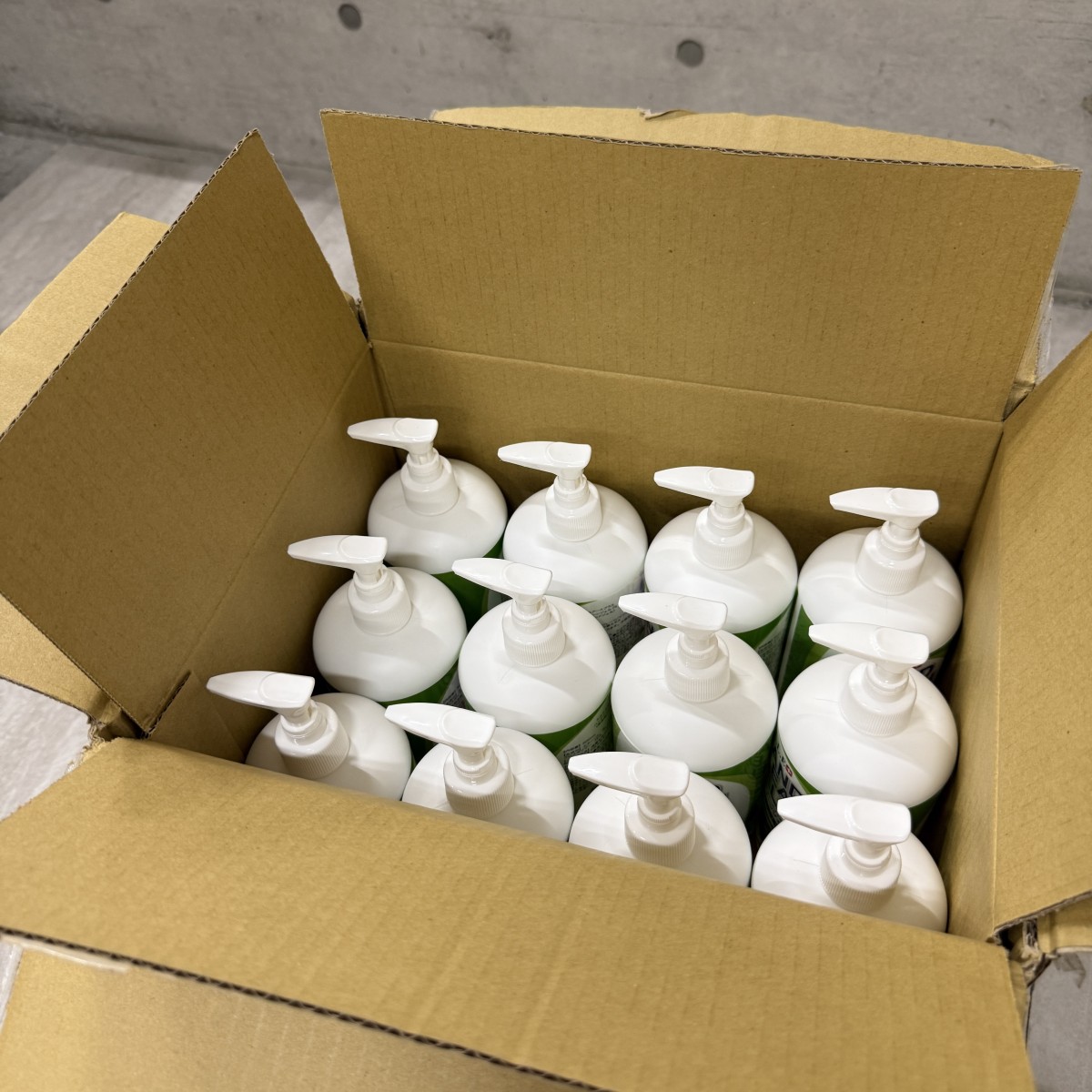 C04111【直接引取可】未使用 LLE+ ハンドクリーンジェル75 500mL×24本 アルコール75％ 業務用 手指洗浄 フィフティヴィジョナリー（8/8）