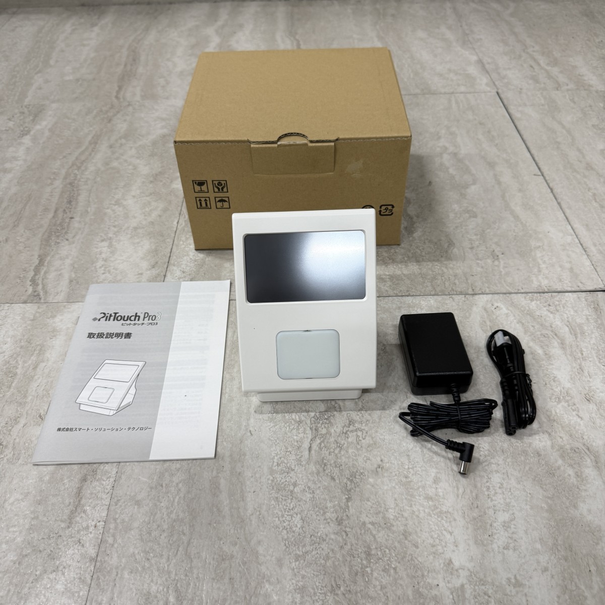 C04115 直接引取可 OA機器 事務用品 PitTouch Pro3（ピットタッチ・プロ3）ネットワーク対応 ICカード打刻 勤怠端末 勤退管理 通電済 美品