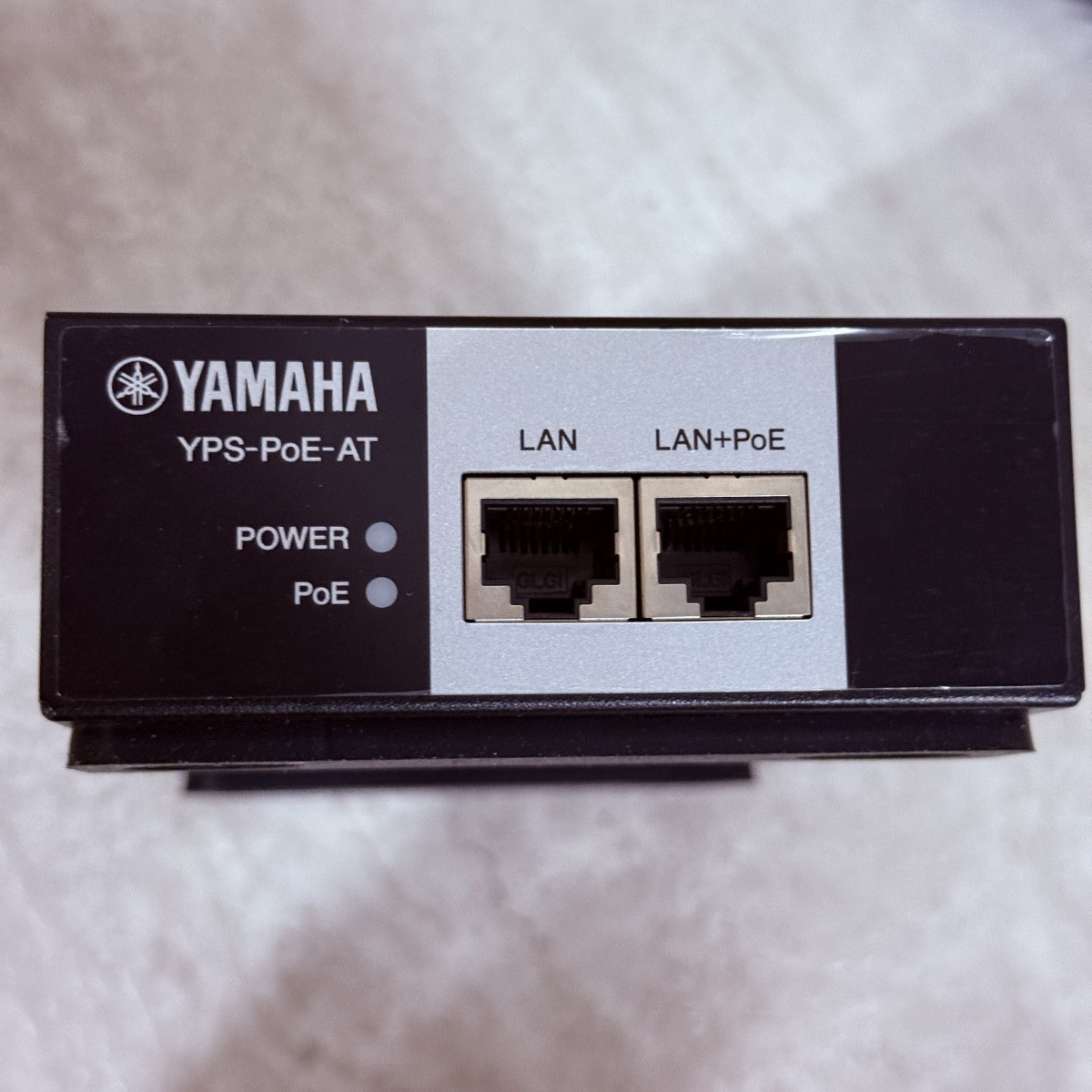 C04127【直接引取可】YAMAHA ヤマハ YPS-PoE-AT PoEインジェクター 30W IEEE802.3at 2.5Gbps 電源ケーブル 元箱付（2/10）