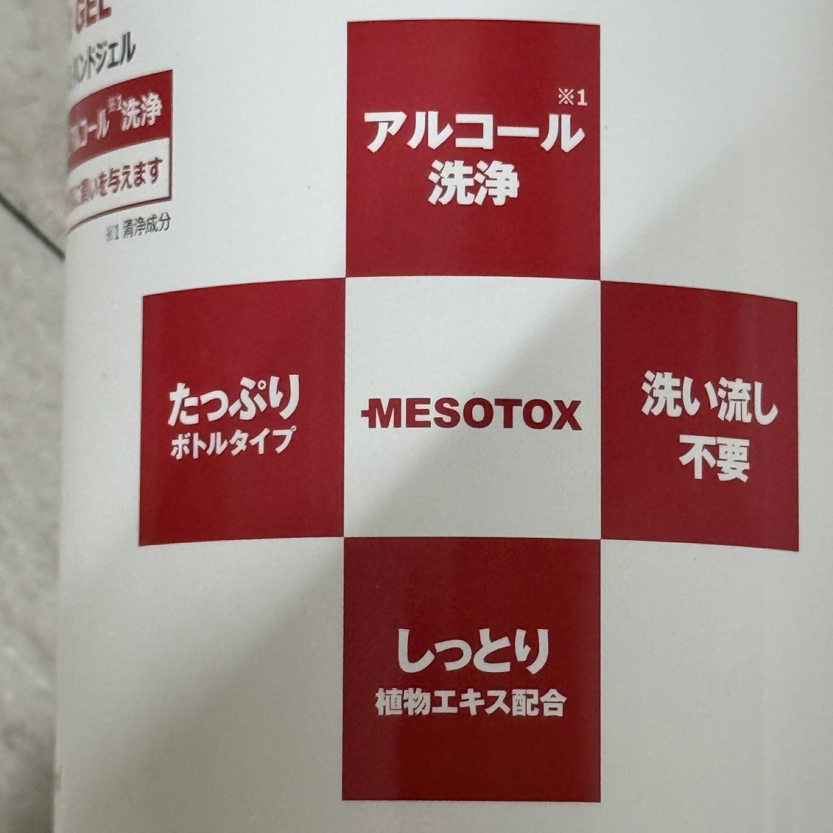 C04133【直接引取可】MESOTOX メソトックス ハンドジェル 500ml 6本セット エタノール58％ アルコール 速乾 保湿 未使用（4/9）