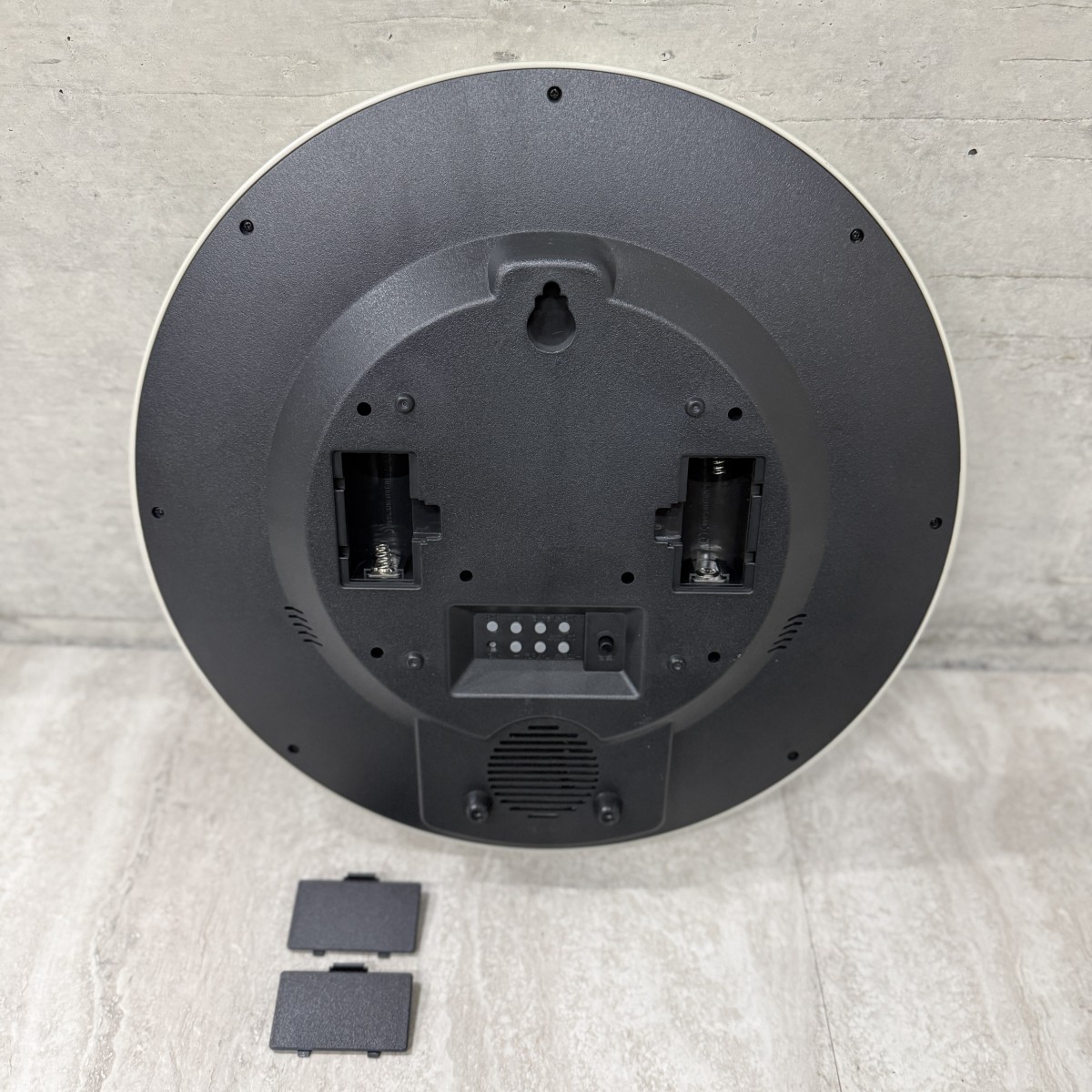 C04151【直接引取可】 CASIO カシオ IC-2100J-9JF wave ceptor 電波掛時計 36cm 大型 デュアルタイム 時報 チャイム（4/8）