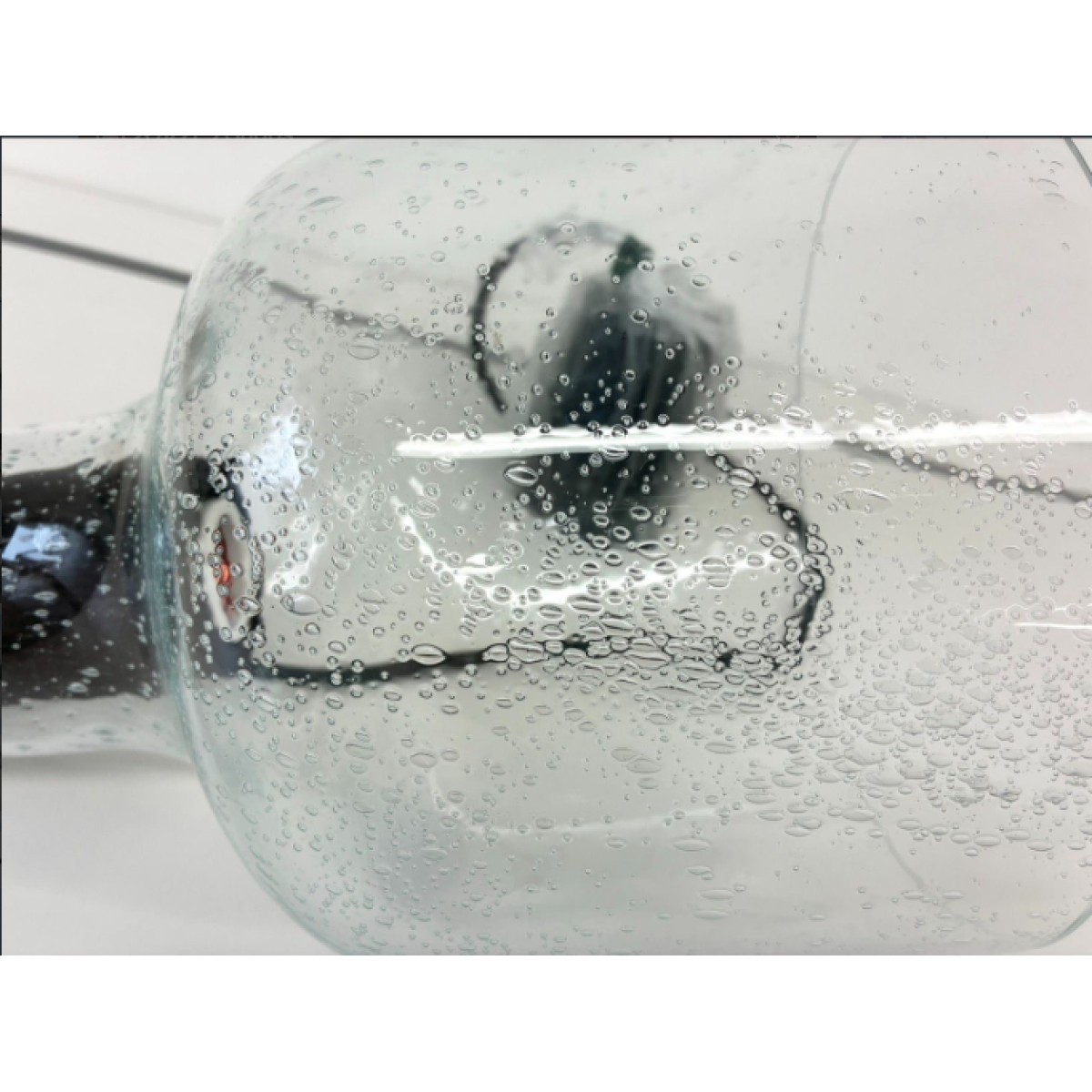C04175【直接引取可】ELUX Crisbase LUV CB4065 ペンダントライト 気泡ガラス ブラウンウッド 天然木 定価8.58万（4/8）