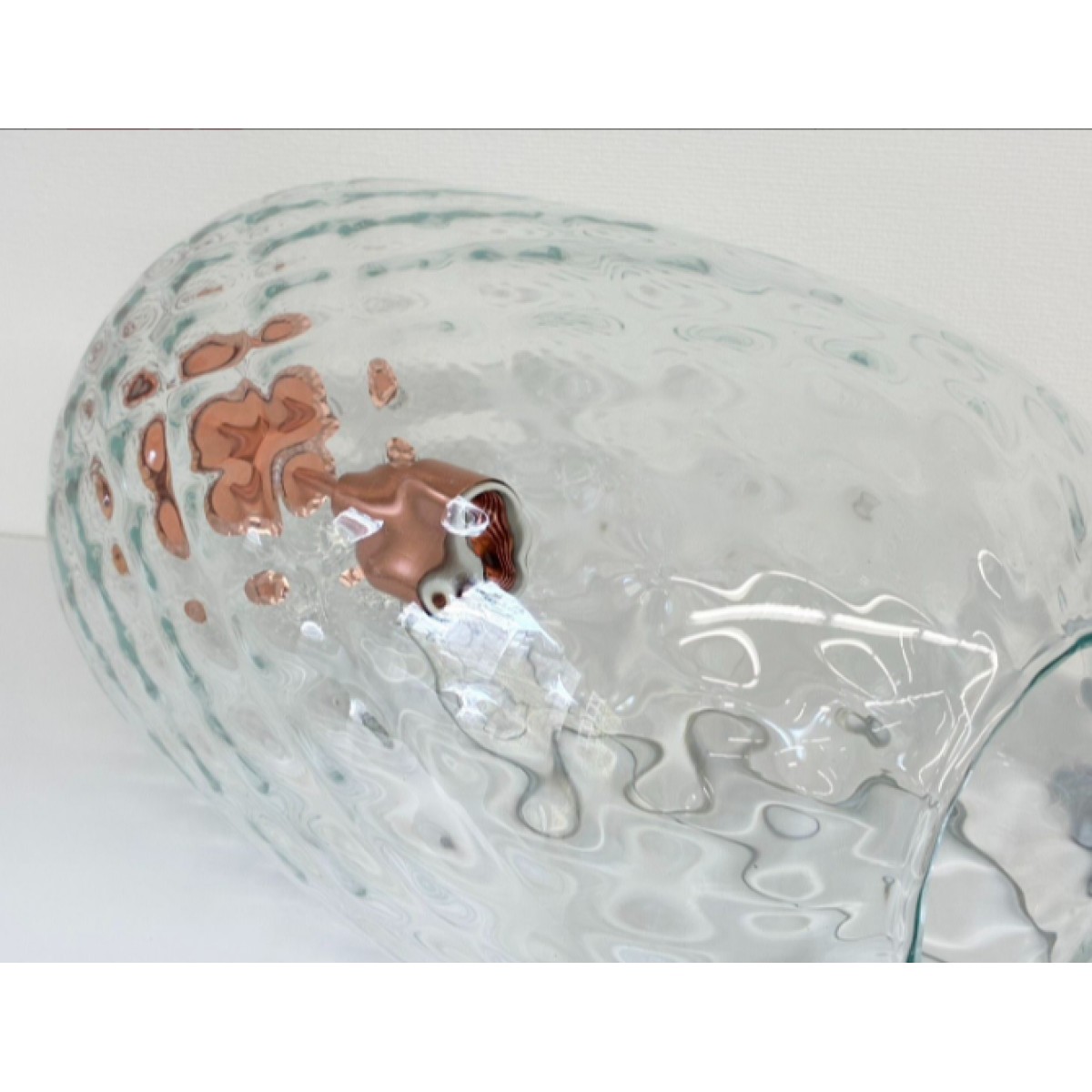 C04181【直接引取可】 ELUX エルックス SYMPHONIE シンフォニー CB4078 ペンダントライト ガラス Clear Copper 北欧 デザイナーズ 未使用（10/10）