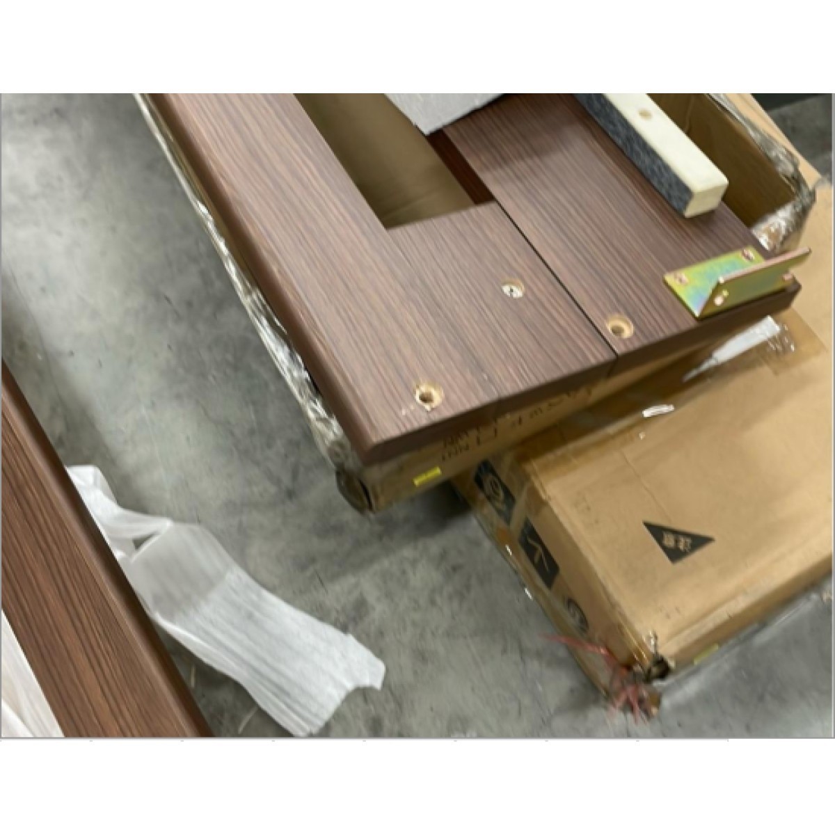 C04296 【直接引取可】 光製作所 ヒカリサンデスク カスティナⅢ システムベッド ウォールナット 木製 ハシゴ付 ロフトベッド　木製（7/10）