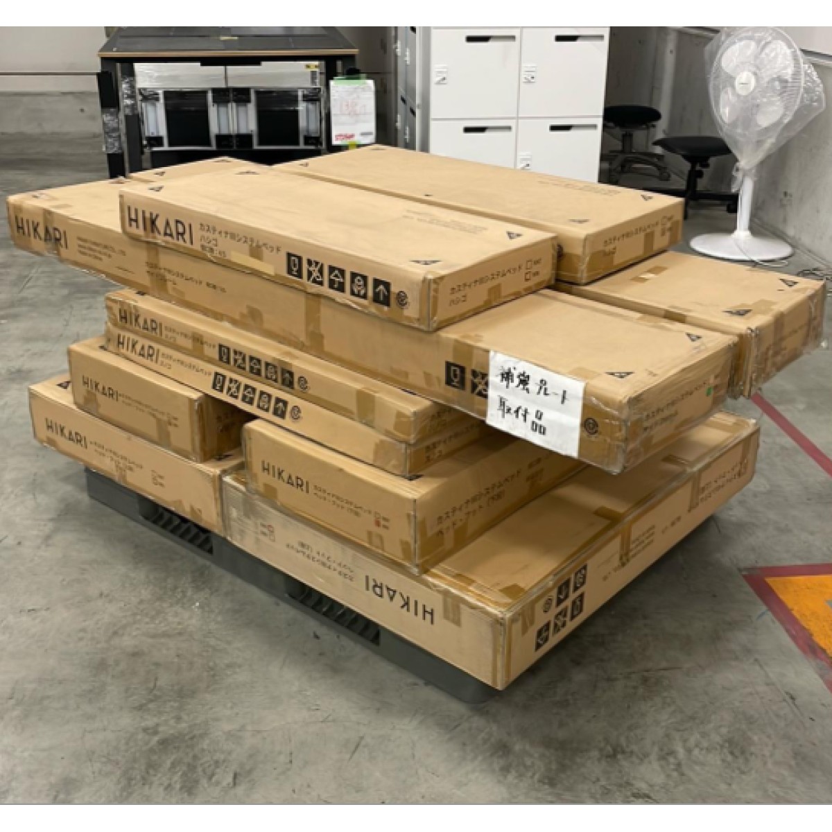 C04297 【直接引取可】 光製作所 ヒカリサンデスク カスティナⅢ システムベッド ウォールナット 木製 ハシゴ付 ロフトベッド　木製（7/7）